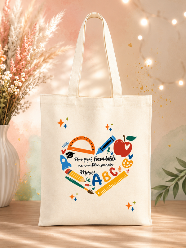 Sac coton personnalisé 1 côté